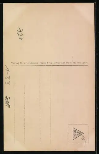 AK Portrait von Max von Pauer im Frack