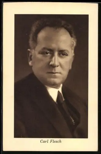 AK Portrait von Violinenlehrer Carl Flesch