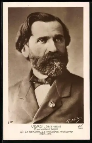 AK Der italienische Komponist Giuseppe Verdi