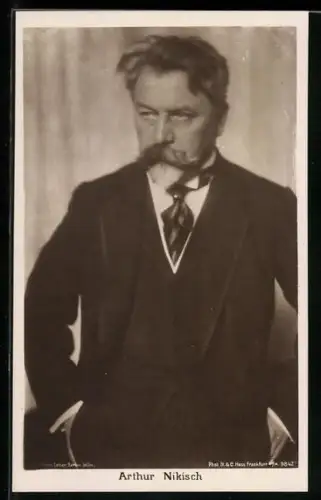 AK Portrait von Arthur Nikisch mit imposantem Bart