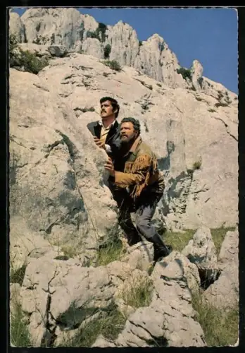 AK Winnetou I. Teil, Mario Adorf, Santer und seine Bande suchen noch immer das Gold...