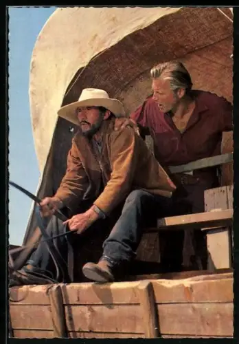 AK Winnetou Teil I, Filmszene mit Lex Barker