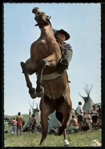 AK Karl May Film Winnetou 12. Teil, Filmszene