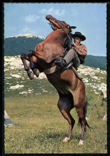 AK Forrester in einer Szene aus Winnetou II. Teil, Filmszene