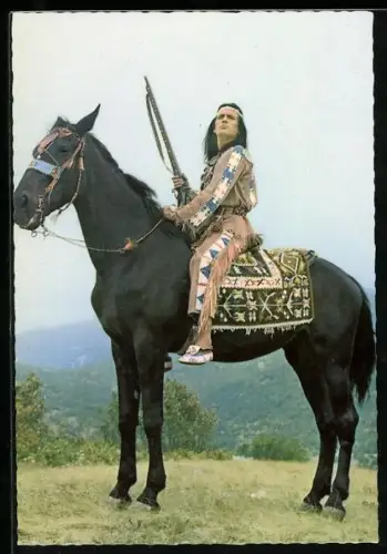 AK Pierre Brice in Der Schatz im Silbersee, Karl May