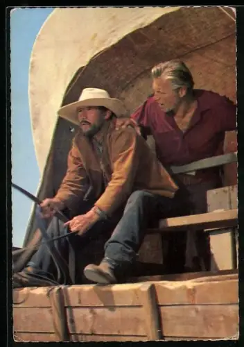 AK Winnetou Teil I, Filmszene mit Lex Barker