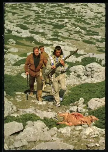 AK Winnetou und Freunde in Unter Geiern, Filmszene