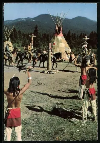 AK Karl May Film Der Schatz im Silbersee, Filmszene