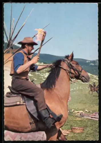 AK Karl May, Szene aus Winnetou