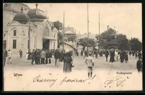 AK Wien, Partie am Wiener Prater