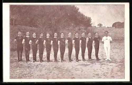AK Gruppenfoto von Turnern