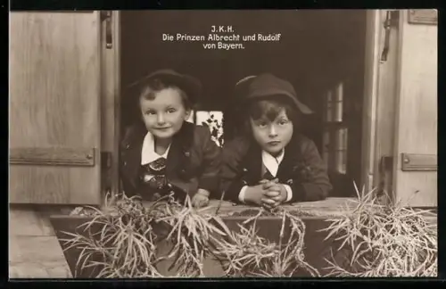 AK Prinz Albrecht & Rudolf von Bayern