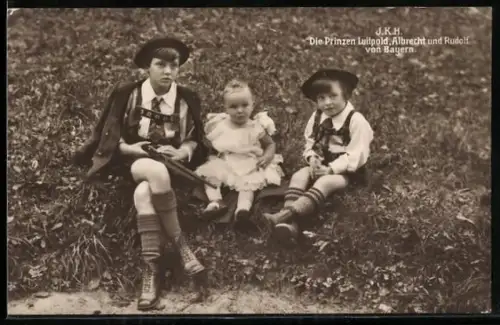 AK Prinzen Luitpold, Albrecht & Rudolf von Bayern