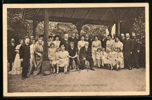 AK Die vier Generationen des Hauses Wittelsbach, König Ludwig III.