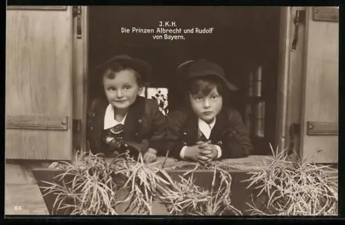 AK Prinz Albrecht & Rudolf von Bayern