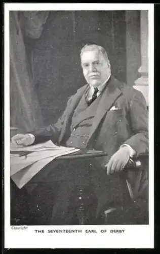 AK The Seventeenth Earl of Derby, Grossbritannien