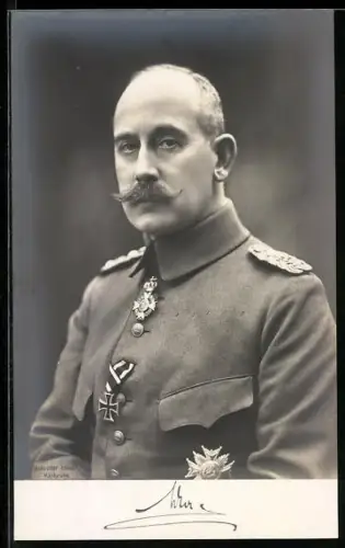 AK Prinz Maximilian von Baden in Uniform