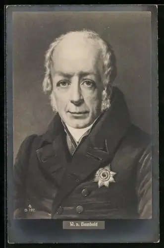 AK Porträt Gelehrter Wilhelm von Humboldt