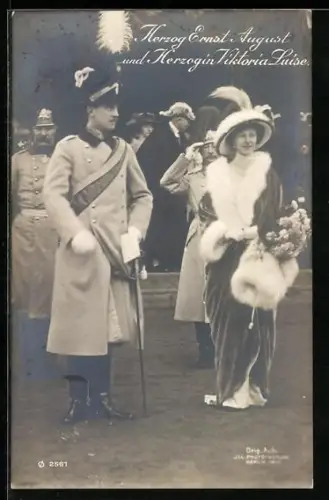 AK Ernst August Herzog von Braunschweig und Herzogin Viktoria Luise