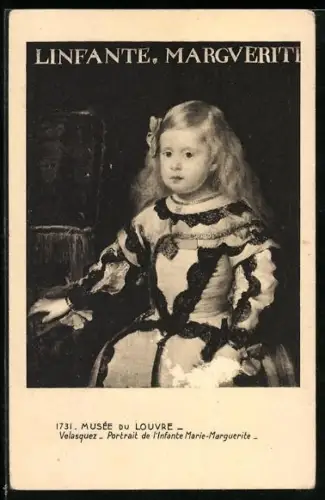 AK Portrait de l`Infante Marie-Marguerite