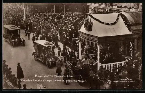 AK Woolwich, The King of England receives loyal address from the Mayor