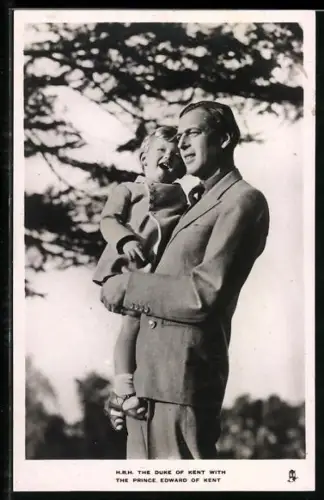 AK The Duke of Kent with Prince Edward of Kent