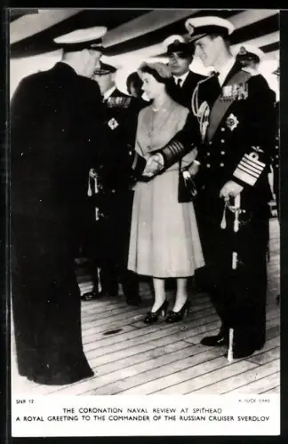 AK Spithead, A royal greeting to the commander of the russian cruiser Sverdlov