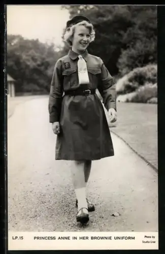 AK Princess Annie in her brownie uniform