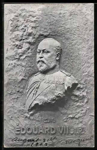 AK Sculpture of King Edward VII.