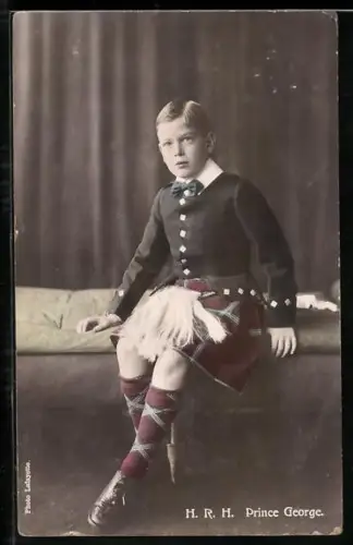 AK Prince George in a kilt