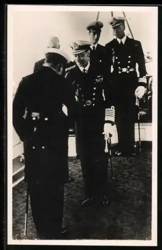 AK Spithead, King George VI. at the coronation review