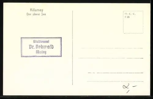 AK Killarney, Der obere See