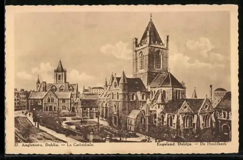 AK Dublin, Angelterre, La Cathedrale