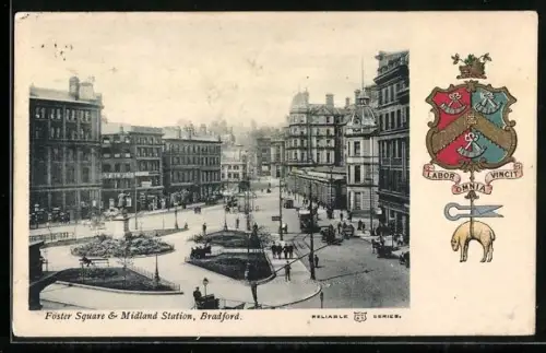 AK Bradford, Foster Square & Midland Station, Wappen