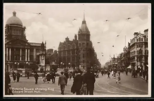 AK Hull, Victoria Square showing King Edward Street