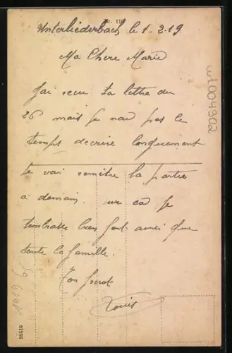 AK Mainz, Gutenberg-Denkmal