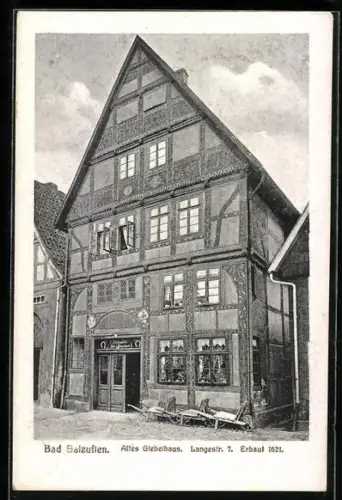 AK Bad Salzuflen, Altes Giebelhaus Langestrasse 7