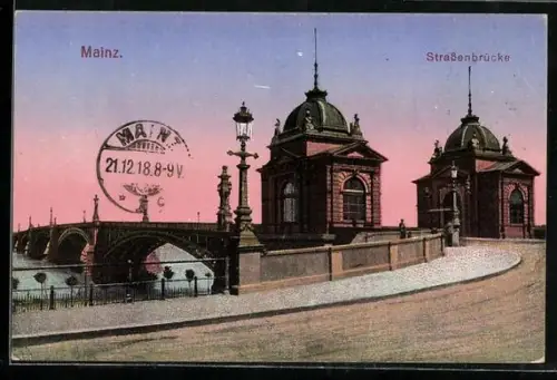 AK Mainz, Strassenbrücke