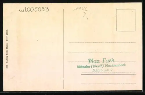 AK Mainz am Rhein, Dom vom Leichhof