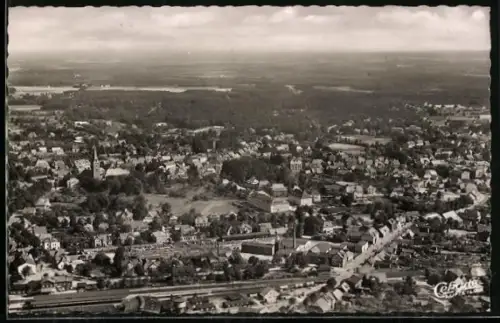AK Soltau /Lüneburger Heide, Fliegeraufnahme