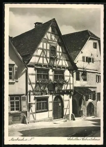 AK Marbach a. N., Schillers Geburtshaus