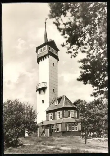 AK Oberweissbach /Thür. Wald, Fröbelturm mit Umgebung