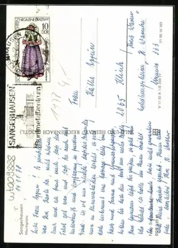 AK Sangerhausen, Marktplatz