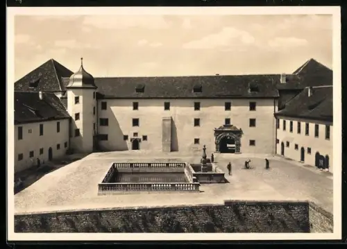 AK Würzburg, Festung Marienberg, Echter`sche Vorburg, Pferdeschwemme