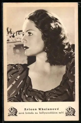 AK Schauspielerin Arleen Whelanova im Profil, nova hvezda na hollywoodskem nebi