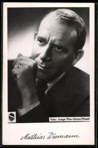 AK Schauspieler Mathias Wiemann im Porträt