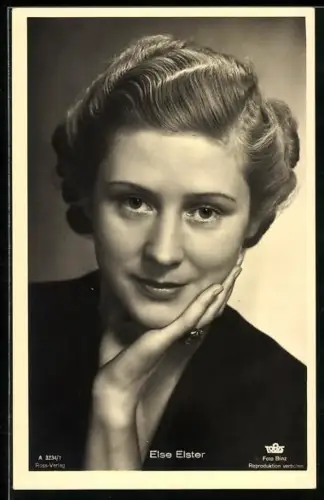 AK Schauspielerin Else Elster, im Portrait