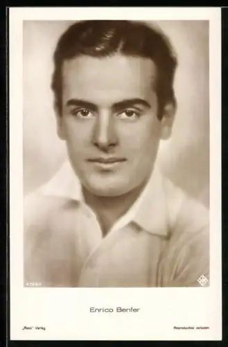 AK Schauspieler Enrico Benfer im Porträt