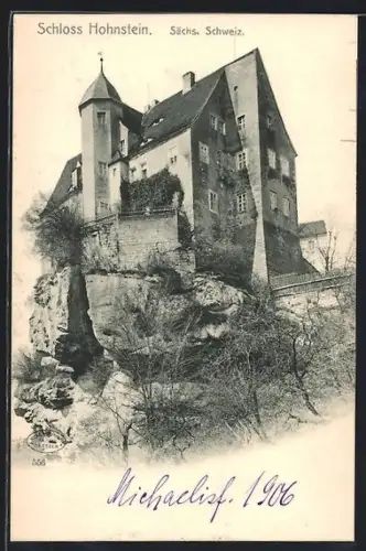 AK Hohnstein /Sächs. Schweiz., Schloss Hohnstein