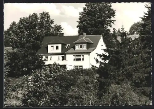 AK Oberwarmensteinach /Fichtelgebirge, Pension Maria Genser